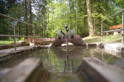 Kneippanlage Bieselsberg beim Barfußpfad