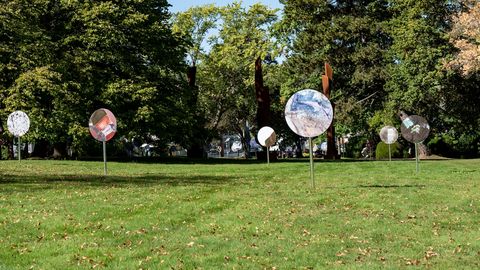 Outdoor-Ausstellung im Kurpark